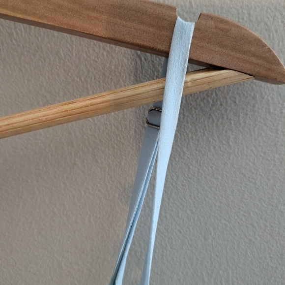 Adelyn Rae Floral Embroidered Lace Midi Dress Size L Blue/White - Picture 2 of 8